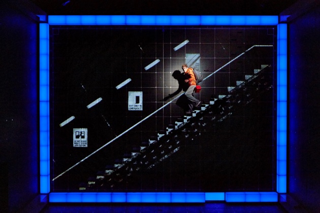 Curious Incident Dog Night Time Gielgud London Stage Stairs