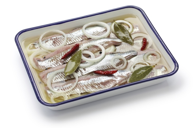 Foreign Christmas Food Pickled Herrings