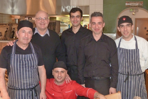 Prego Italian Food London Waterloo Olivelli The Cut Waiter Chef Staff