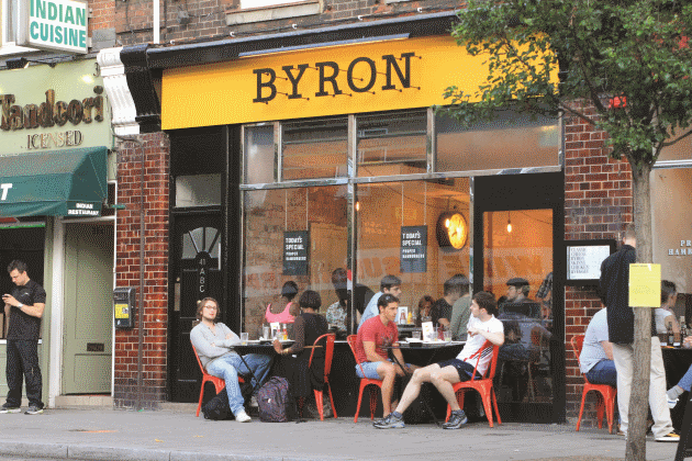 Byron Exterior Burger Restaurant London The Cut