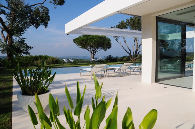 St Tropez Blue Coast Cote D'Azur Dream Home Poolside Trees